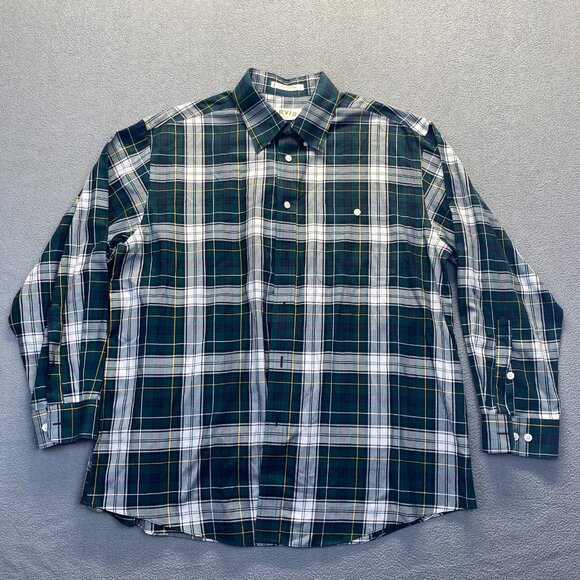 Orvis Shirt size Size XL Multicolor Buttons Plaid Long Sleeve Men Pockets Cotton - Picture 1 of 6